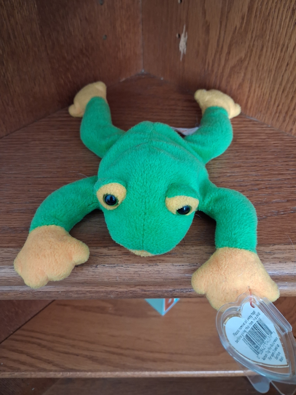 TY Beanie Baby Smooch the Frog | Vintage Plush | Good Condition